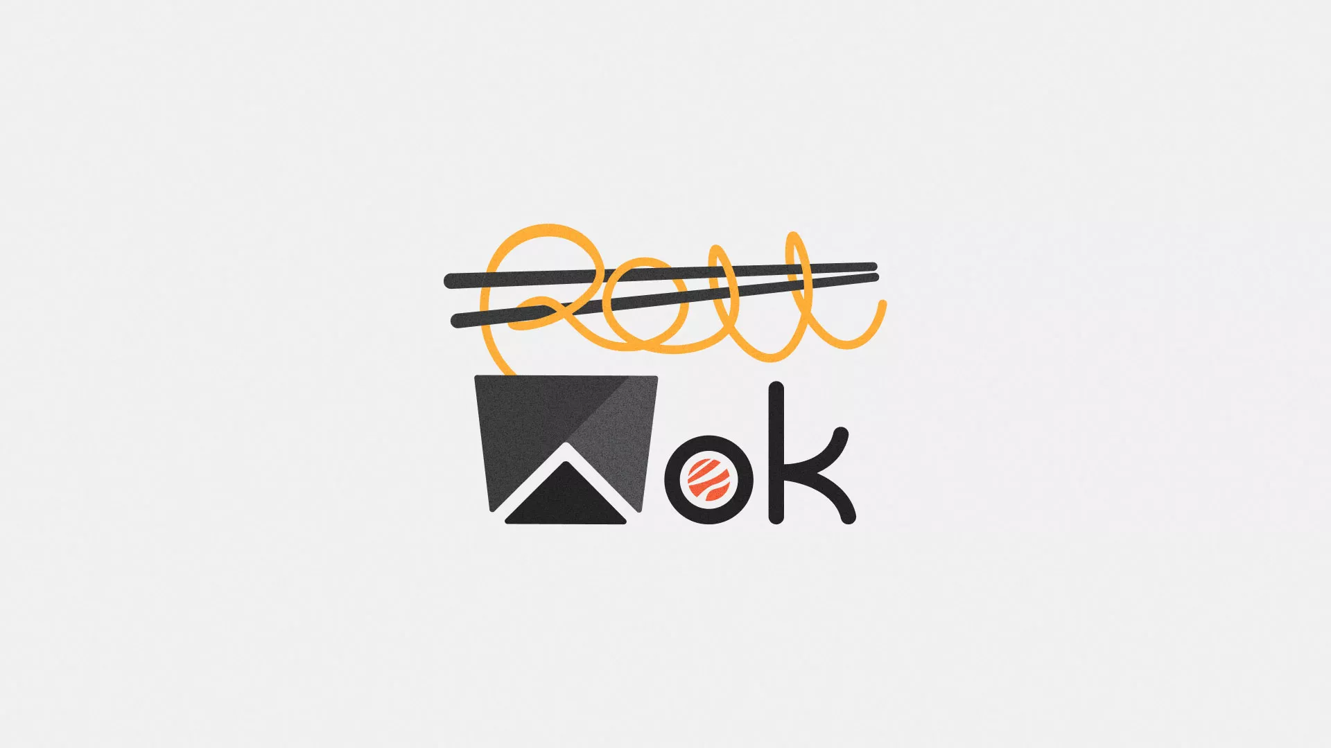 Разработка логотипа в Невельске для суши-бара «Roll Wok Club» Разработка логотипа в Невельске для суши-бара «Roll Wok Club»